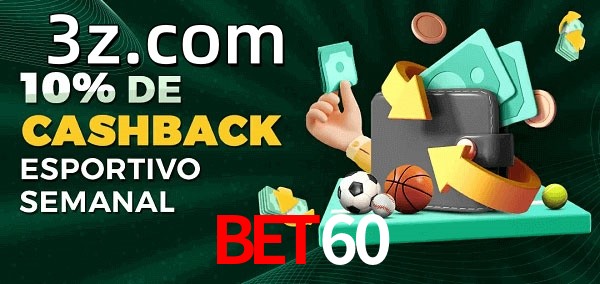 10% de bônus de cashback na BET60